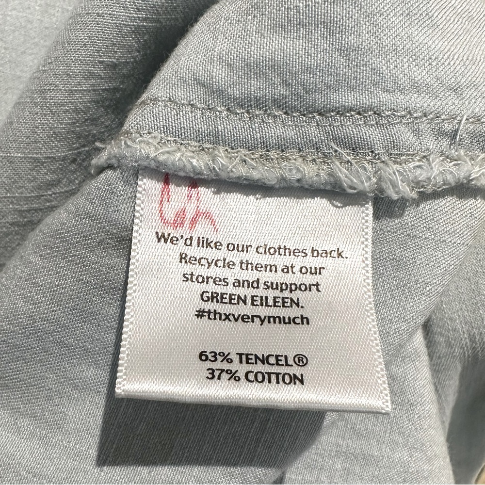Eileen Fisher Chambray Shirt Top - Picture 5 of 5